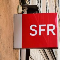 Une boutique de l’opérateur télécoms SFR à Voiron. (Photo : Romain Doucelin/SOPA Images/LightRocket via Getty Images)