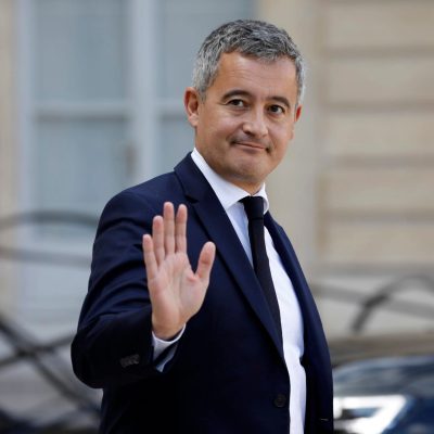 Le ministre de la Justice, Gérald Darmanin, à l'Élysée, le 14 octobre 2025 à Paris. (Photo d'Antoine Gyori – Corbis/Corbis via Getty Images)