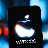 Lors de sa WWDC 26 (Apple Worldwide Developers Conference) Apple a annoncé un florilège de nouveautés. (Crédits : Thomas Fuller/SOPA Images/LightRocket via Getty Images)